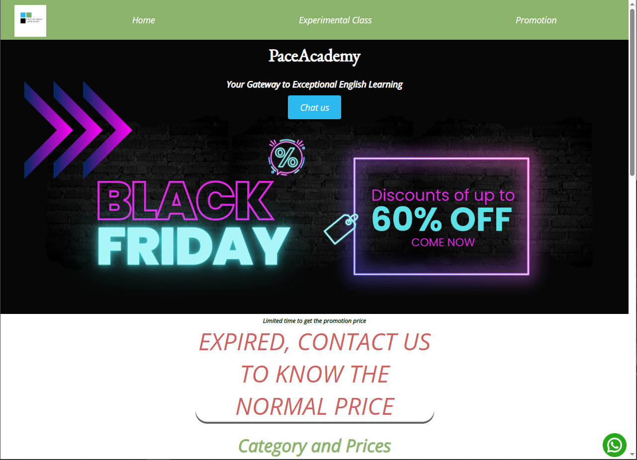 Promotion wireframe